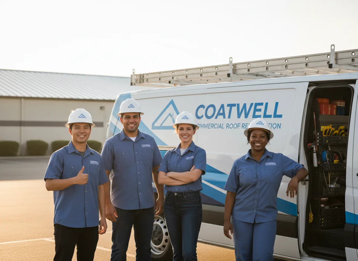 Commercial roof coating company in Limekiln, PA